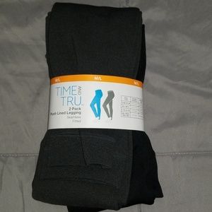 Fleece lined leggings